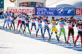 12.12.2021, Hochfilzen, Austria (AUT): (l-r) -  IBU World Cup Biathlon, relay men, Hochfilzen (AUT). www.nordicfocus.com. © Tumashov/NordicFocus. Every downloaded picture is fee-liable.