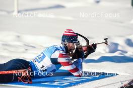 12.12.2021, Hochfilzen, Austria (AUT): Leif Nordgren (USA) -  IBU World Cup Biathlon, relay men, Hochfilzen (AUT). www.nordicfocus.com. © Tumashov/NordicFocus. Every downloaded picture is fee-liable.
