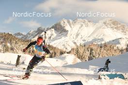 12.12.2021, Hochfilzen, Austria (AUT): Roman Rees (GER) -  IBU World Cup Biathlon, relay men, Hochfilzen (AUT). www.nordicfocus.com. © Tumashov/NordicFocus. Every downloaded picture is fee-liable.