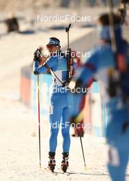 12.12.2021, Hochfilzen, Austria (AUT): Dominik Windisch (ITA) -  IBU World Cup Biathlon, relay men, Hochfilzen (AUT). www.nordicfocus.com. © Tumashov/NordicFocus. Every downloaded picture is fee-liable.