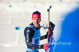 12.12.2021, Hochfilzen, Austria (AUT): Philipp Nawrath (GER) -  IBU World Cup Biathlon, relay men, Hochfilzen (AUT). www.nordicfocus.com. © Tumashov/NordicFocus. Every downloaded picture is fee-liable.