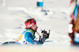 12.12.2021, Hochfilzen, Austria (AUT): Klemen Bauer (SLO) -  IBU World Cup Biathlon, relay men, Hochfilzen (AUT). www.nordicfocus.com. © Tumashov/NordicFocus. Every downloaded picture is fee-liable.