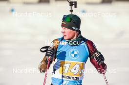 12.12.2021, Hochfilzen, Austria (AUT): Tomas Kaukenas (LTU) -  IBU World Cup Biathlon, relay men, Hochfilzen (AUT). www.nordicfocus.com. © Tumashov/NordicFocus. Every downloaded picture is fee-liable.
