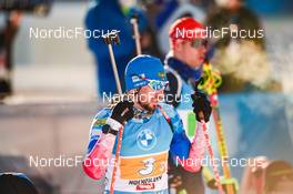 12.12.2021, Hochfilzen, Austria (AUT): Alexander Loginov (RUS) -  IBU World Cup Biathlon, relay men, Hochfilzen (AUT). www.nordicfocus.com. © Tumashov/NordicFocus. Every downloaded picture is fee-liable.