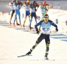 12.12.2021, Hochfilzen, Austria (AUT): Anton Smolski (BLR) -  IBU World Cup Biathlon, relay men, Hochfilzen (AUT). www.nordicfocus.com. © Tumashov/NordicFocus. Every downloaded picture is fee-liable.