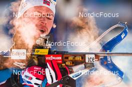 12.12.2021, Hochfilzen, Austria (AUT): Sturla Holm Laegreid (NOR) -  IBU World Cup Biathlon, relay men, Hochfilzen (AUT). www.nordicfocus.com. © Tumashov/NordicFocus. Every downloaded picture is fee-liable.