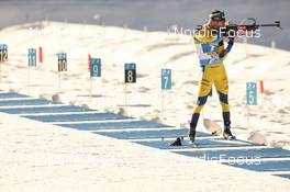12.12.2021, Hochfilzen, Austria (AUT): Sebastian Samuelsson (SWE) -  IBU World Cup Biathlon, relay men, Hochfilzen (AUT). www.nordicfocus.com. © Tumashov/NordicFocus. Every downloaded picture is fee-liable.