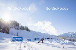12.12.2021, Hochfilzen, Austria (AUT): Sturla Holm Laegreid (NOR) -  IBU World Cup Biathlon, relay men, Hochfilzen (AUT). www.nordicfocus.com. © Manzoni/NordicFocus. Every downloaded picture is fee-liable.