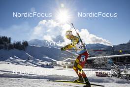 12.12.2021, Hochfilzen, Austria (AUT): Tom Lahaye-Goffart (BEL) -  IBU World Cup Biathlon, relay men, Hochfilzen (AUT). www.nordicfocus.com. © Manzoni/NordicFocus. Every downloaded picture is fee-liable.
