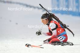 11.12.2021, Hochfilzen, Austria (AUT): Christina Rieder (AUT) -  IBU World Cup Biathlon, relay women, Hochfilzen (AUT). www.nordicfocus.com. © Tumashov/NordicFocus. Every downloaded picture is fee-liable.
