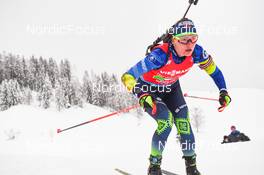 11.12.2021, Hochfilzen, Austria (AUT): Dzinara Alimbekava (BLR) -  IBU World Cup Biathlon, relay women, Hochfilzen (AUT). www.nordicfocus.com. © Tumashov/NordicFocus. Every downloaded picture is fee-liable.
