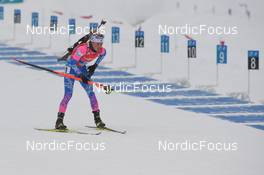 11.12.2021, Hochfilzen, Austria (AUT): Kristina Reztsova (RUS) -  IBU World Cup Biathlon, relay women, Hochfilzen (AUT). www.nordicfocus.com. © Tumashov/NordicFocus. Every downloaded picture is fee-liable.