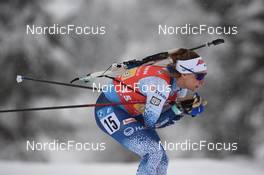 11.12.2021, Hochfilzen, Austria (AUT): Nastassia Kinnunen (FIN) -  IBU World Cup Biathlon, relay women, Hochfilzen (AUT). www.nordicfocus.com. © Tumashov/NordicFocus. Every downloaded picture is fee-liable.