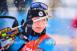 11.12.2021, Hochfilzen, Austria (AUT): Justine Braisaz-Bouchet (FRA) -  IBU World Cup Biathlon, relay women, Hochfilzen (AUT). www.nordicfocus.com. © Tumashov/NordicFocus. Every downloaded picture is fee-liable.