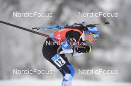 11.12.2021, Hochfilzen, Austria (AUT): Susan Kuelm (EST) -  IBU World Cup Biathlon, relay women, Hochfilzen (AUT). www.nordicfocus.com. © Tumashov/NordicFocus. Every downloaded picture is fee-liable.