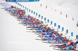 11.12.2021, Hochfilzen, Austria (AUT): (l-r) -  IBU World Cup Biathlon, relay women, Hochfilzen (AUT). www.nordicfocus.com. © Tumashov/NordicFocus. Every downloaded picture is fee-liable.