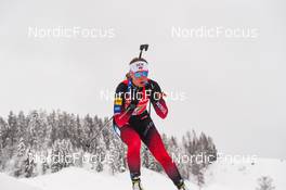 11.12.2021, Hochfilzen, Austria (AUT): Ida Lien (NOR) -  IBU World Cup Biathlon, relay women, Hochfilzen (AUT). www.nordicfocus.com. © Tumashov/NordicFocus. Every downloaded picture is fee-liable.