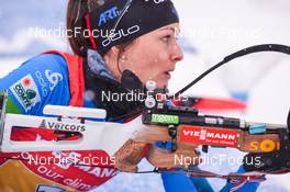 11.12.2021, Hochfilzen, Austria (AUT): Chloe Chevalier (FRA) -  IBU World Cup Biathlon, relay women, Hochfilzen (AUT). www.nordicfocus.com. © Tumashov/NordicFocus. Every downloaded picture is fee-liable.