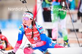 11.12.2021, Hochfilzen, Austria (AUT): Valeriia Vasnetcova (RUS) -  IBU World Cup Biathlon, relay women, Hochfilzen (AUT). www.nordicfocus.com. © Tumashov/NordicFocus. Every downloaded picture is fee-liable.