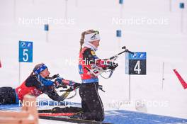 11.12.2021, Hochfilzen, Austria (AUT): Tiril Eckhoff (NOR) -  IBU World Cup Biathlon, relay women, Hochfilzen (AUT). www.nordicfocus.com. © Tumashov/NordicFocus. Every downloaded picture is fee-liable.