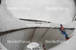 11.12.2021, Hochfilzen, Austria (AUT): Amy Baserga (SUI) -  IBU World Cup Biathlon, relay women, Hochfilzen (AUT). www.nordicfocus.com. © Tumashov/NordicFocus. Every downloaded picture is fee-liable.