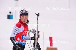 11.12.2021, Hochfilzen, Austria (AUT): Asuka Hachisuka (JPN) -  IBU World Cup Biathlon, relay women, Hochfilzen (AUT). www.nordicfocus.com. © Tumashov/NordicFocus. Every downloaded picture is fee-liable.