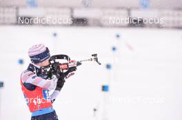 11.12.2021, Hochfilzen, Austria (AUT): Clare Egan (USA) -  IBU World Cup Biathlon, relay women, Hochfilzen (AUT). www.nordicfocus.com. © Tumashov/NordicFocus. Every downloaded picture is fee-liable.