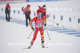 11.12.2021, Hochfilzen, Austria (AUT): Yan Zhang (CHN) -  IBU World Cup Biathlon, relay women, Hochfilzen (AUT). www.nordicfocus.com. © Tumashov/NordicFocus. Every downloaded picture is fee-liable.