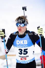 10.12.2021, Hochfilzen, Austria (AUT): Campbell Wright (NZL) -  IBU World Cup Biathlon, sprint men, Hochfilzen (AUT). www.nordicfocus.com. © Manzoni/NordicFocus. Every downloaded picture is fee-liable.