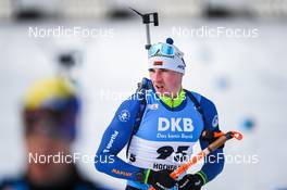 10.12.2021, Hochfilzen, Austria (AUT): Maksim Varabei (BLR) -  IBU World Cup Biathlon, sprint men, Hochfilzen (AUT). www.nordicfocus.com. © Tumashov/NordicFocus. Every downloaded picture is fee-liable.