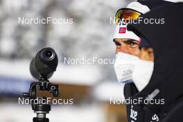 10.12.2021, Hochfilzen, Austria (AUT): Siegfried Mazet (FRA) coach team Norway -  IBU World Cup Biathlon, sprint men, Hochfilzen (AUT). www.nordicfocus.com. © Manzoni/NordicFocus. Every downloaded picture is fee-liable.