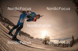 10.12.2021, Hochfilzen, Austria (AUT): Eric Perrot (FRA) -  IBU World Cup Biathlon, sprint men, Hochfilzen (AUT). www.nordicfocus.com. © Tumashov/NordicFocus. Every downloaded picture is fee-liable.
