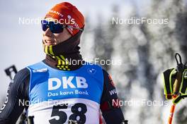 10.12.2021, Hochfilzen, Austria (AUT): Benedikt Doll (GER) -  IBU World Cup Biathlon, sprint men, Hochfilzen (AUT). www.nordicfocus.com. © Manzoni/NordicFocus. Every downloaded picture is fee-liable.