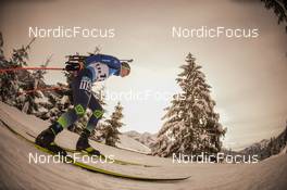 10.12.2021, Hochfilzen, Austria (AUT): Raman Yaliotnau (BLR) -  IBU World Cup Biathlon, sprint men, Hochfilzen (AUT). www.nordicfocus.com. © Tumashov/NordicFocus. Every downloaded picture is fee-liable.