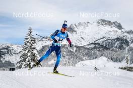 10.12.2021, Hochfilzen, Austria (AUT): Niklas Hartweg (SUI) -  IBU World Cup Biathlon, sprint men, Hochfilzen (AUT). www.nordicfocus.com. © Tumashov/NordicFocus. Every downloaded picture is fee-liable.