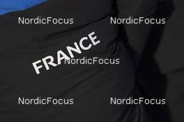 10.12.2021, Hochfilzen, Austria (AUT): Event Feature: french team jacket -  IBU World Cup Biathlon, sprint men, Hochfilzen (AUT). www.nordicfocus.com. © Manzoni/NordicFocus. Every downloaded picture is fee-liable.