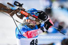 10.12.2021, Hochfilzen, Austria (AUT): Alexander Loginov (RUS) -  IBU World Cup Biathlon, sprint men, Hochfilzen (AUT). www.nordicfocus.com. © Tumashov/NordicFocus. Every downloaded picture is fee-liable.