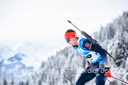 10.12.2021, Hochfilzen, Austria (AUT): Philipp Nawrath (GER) -  IBU World Cup Biathlon, sprint men, Hochfilzen (AUT). www.nordicfocus.com. © Tumashov/NordicFocus. Every downloaded picture is fee-liable.