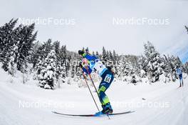 10.12.2021, Hochfilzen, Austria (AUT): Anton Smolski (BLR) -  IBU World Cup Biathlon, sprint men, Hochfilzen (AUT). www.nordicfocus.com. © Tumashov/NordicFocus. Every downloaded picture is fee-liable.