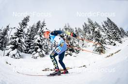10.12.2021, Hochfilzen, Austria (AUT): Roman Rees (GER) -  IBU World Cup Biathlon, sprint men, Hochfilzen (AUT). www.nordicfocus.com. © Tumashov/NordicFocus. Every downloaded picture is fee-liable.