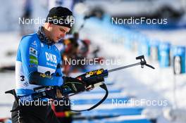 10.12.2021, Hochfilzen, Austria (AUT): Emilien Jacquelin (FRA) -  IBU World Cup Biathlon, sprint men, Hochfilzen (AUT). www.nordicfocus.com. © Tumashov/NordicFocus. Every downloaded picture is fee-liable.