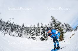 10.12.2021, Hochfilzen, Austria (AUT): Eric Perrot (FRA) -  IBU World Cup Biathlon, sprint men, Hochfilzen (AUT). www.nordicfocus.com. © Tumashov/NordicFocus. Every downloaded picture is fee-liable.