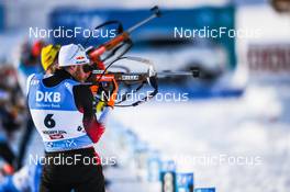 10.12.2021, Hochfilzen, Austria (AUT): Simon Eder (AUT) -  IBU World Cup Biathlon, sprint men, Hochfilzen (AUT). www.nordicfocus.com. © Tumashov/NordicFocus. Every downloaded picture is fee-liable.