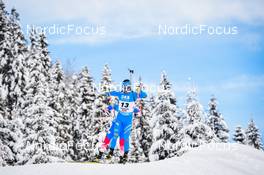 10.12.2021, Hochfilzen, Austria (AUT): Thomas Bormolini (ITA) -  IBU World Cup Biathlon, sprint men, Hochfilzen (AUT). www.nordicfocus.com. © Tumashov/NordicFocus. Every downloaded picture is fee-liable.