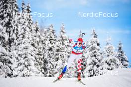 10.12.2021, Hochfilzen, Austria (AUT): Kresimir Crnkovic (CRO) -  IBU World Cup Biathlon, sprint men, Hochfilzen (AUT). www.nordicfocus.com. © Manzoni/NordicFocus. Every downloaded picture is fee-liable.