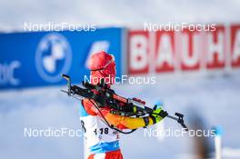 10.12.2021, Hochfilzen, Austria (AUT): Chunyu Zhang (CHN) -  IBU World Cup Biathlon, sprint men, Hochfilzen (AUT). www.nordicfocus.com. © Tumashov/NordicFocus. Every downloaded picture is fee-liable.