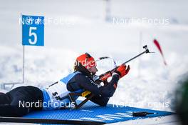 10.12.2021, Hochfilzen, Austria (AUT): Benedikt Doll (GER) -  IBU World Cup Biathlon, sprint men, Hochfilzen (AUT). www.nordicfocus.com. © Tumashov/NordicFocus. Every downloaded picture is fee-liable.