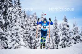 10.12.2021, Hochfilzen, Austria (AUT): Dzmitry Lazouski (BLR) -  IBU World Cup Biathlon, sprint men, Hochfilzen (AUT). www.nordicfocus.com. © Tumashov/NordicFocus. Every downloaded picture is fee-liable.