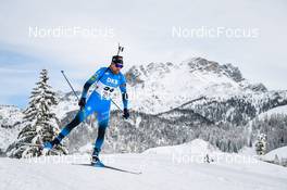 10.12.2021, Hochfilzen, Austria (AUT): Simon Desthieux (FRA) -  IBU World Cup Biathlon, sprint men, Hochfilzen (AUT). www.nordicfocus.com. © Tumashov/NordicFocus. Every downloaded picture is fee-liable.