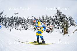 10.12.2021, Hochfilzen, Austria (AUT): Peppe Femling (SWE) -  IBU World Cup Biathlon, sprint men, Hochfilzen (AUT). www.nordicfocus.com. © Tumashov/NordicFocus. Every downloaded picture is fee-liable.